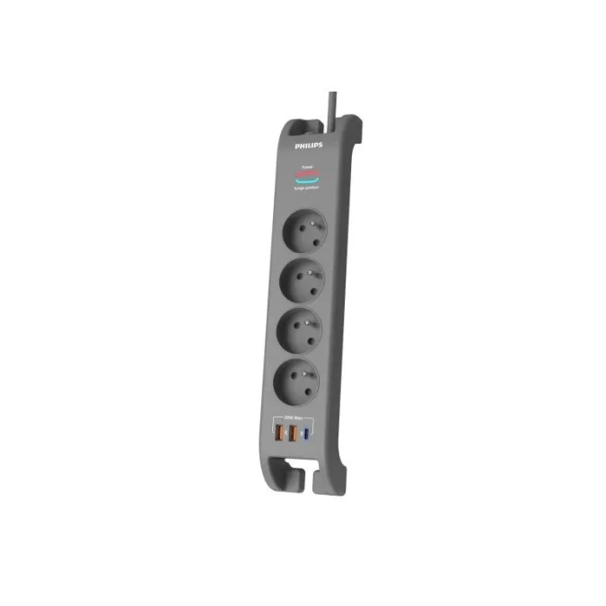 Listwa przepięciowa z 3x USB 4x AC PHILIPS SPN4140GA/60