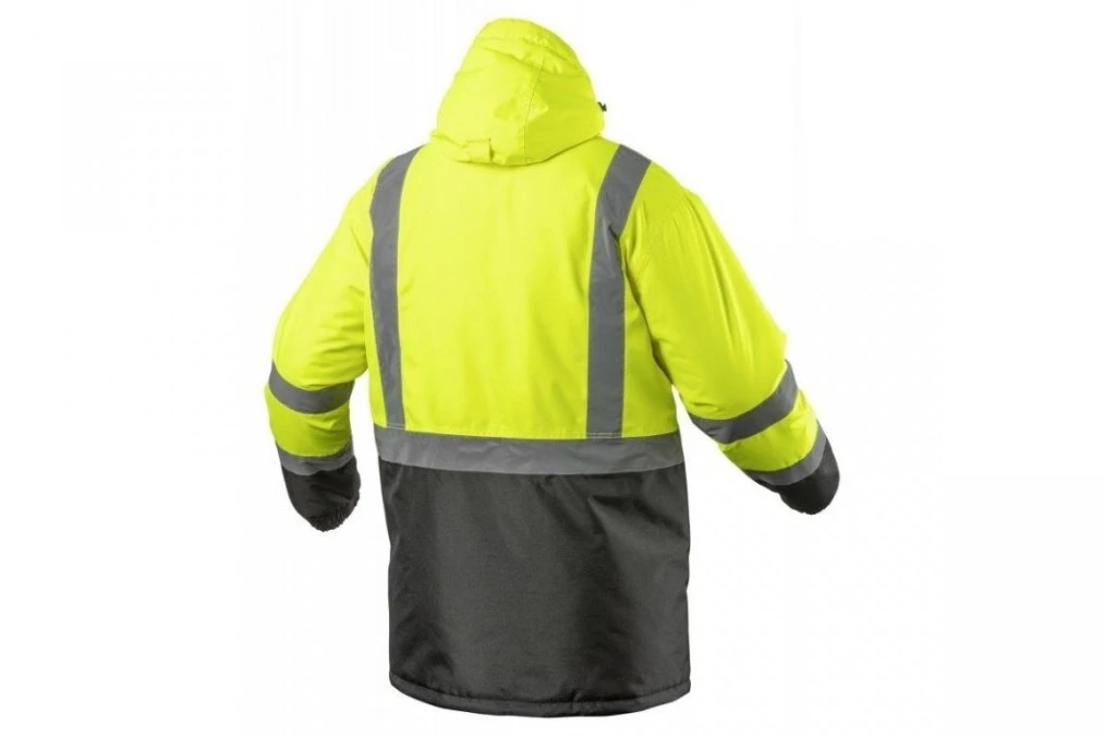 LEDA kurtka ostrzegawcza parka ocieplana żółty 2XL - obrazek 2