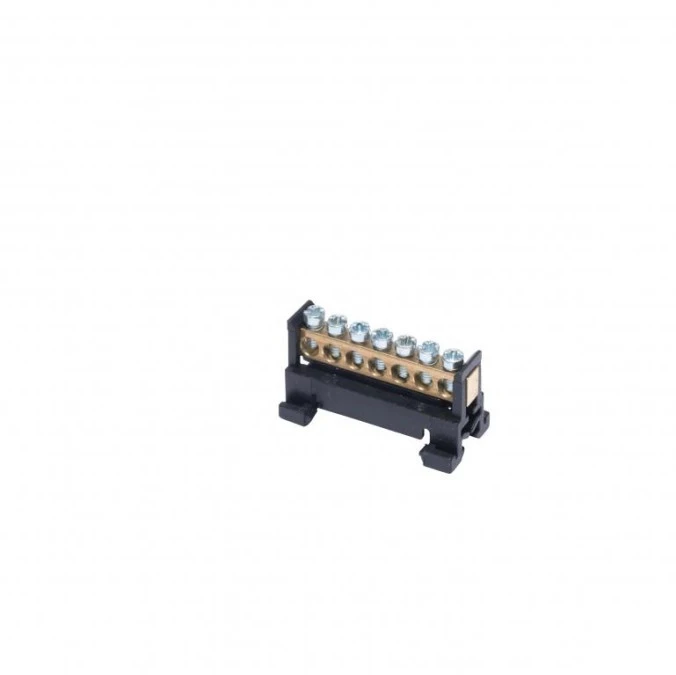 Listwa zaciskowa na szynę L7 fazowa 7‑torowa 16mm² 400V AC 63A czarna 81700007 - obrazek 1