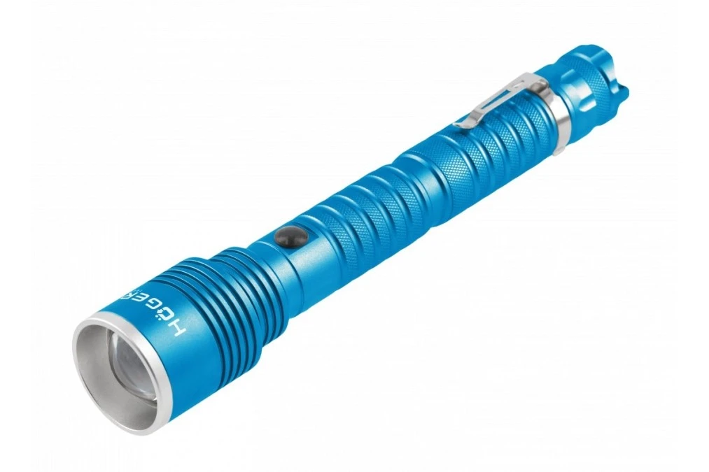 Latarka LED akumulatorowa z USB 10W 800lm HT1E425 - obrazek 1