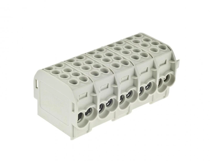 Listwa zaciskowa pięciopolowa ZGX 5x(1x35/2x25) mm2 (szara) ENE‑00518 - obrazek 1