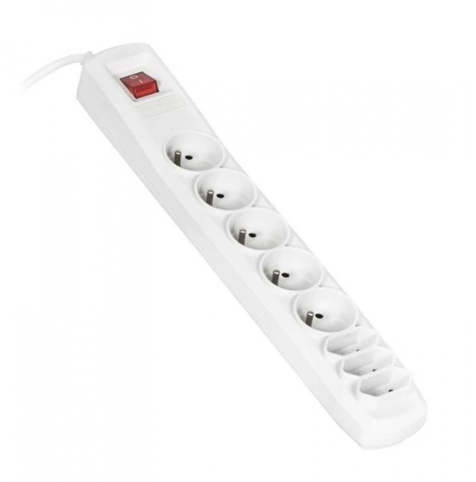 Listwa przeciwprzepięciowa Activejet ACP‑8EX APN‑8g/1,5m‑GR (3 x Typ C, 5 x UTE 10 A 1,5m kolor szary) - obrazek 3