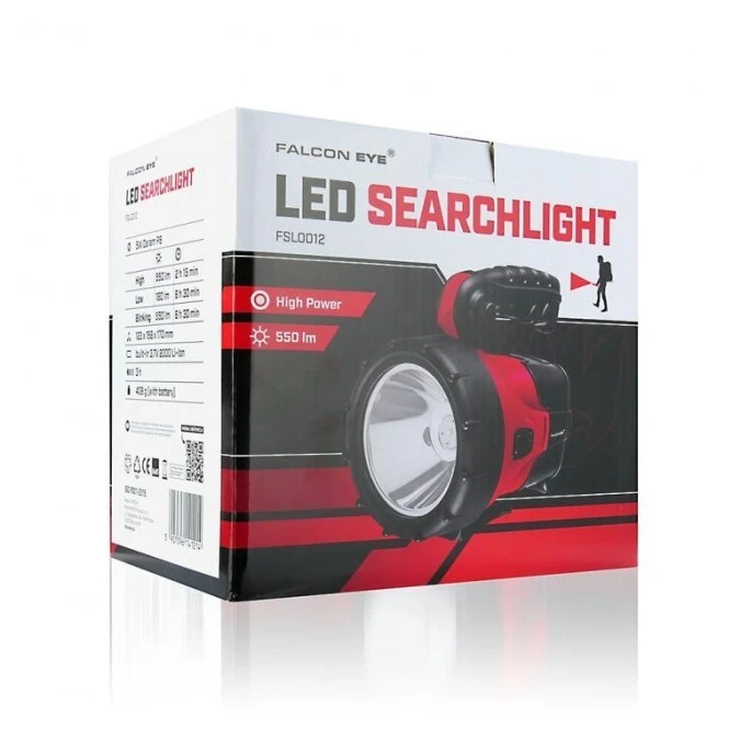 Latarka ładowalna szperacz LED Falcon Eye FSL0012 - obrazek 3