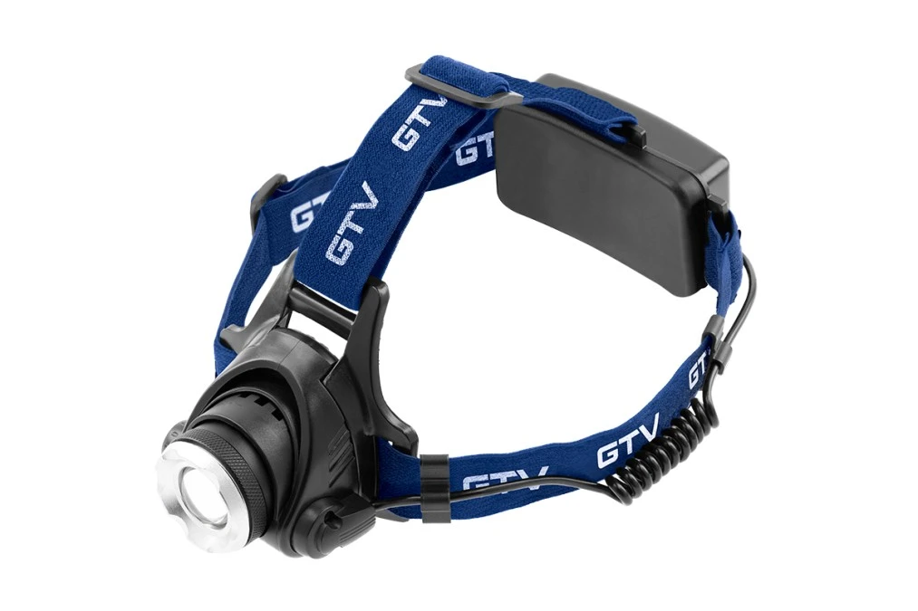 Latarka LED czołowa 6W 350lm 6400K 275m IP44 3xAAA(bez baterii) czarna LT‑LC6WT3‑60 - obrazek 2