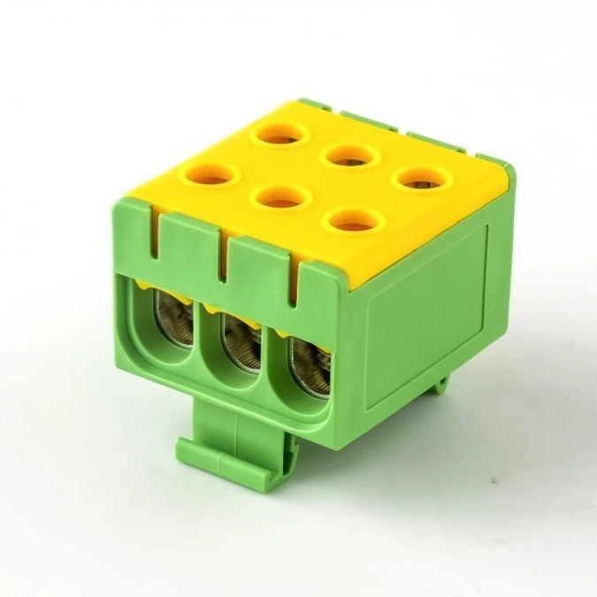 Listwa zaciskowa LZT w korpusie żółto‑zielona Cu:2,5‑35mm2, Al:6‑35mm2 E.4142/Ż‑Z - obrazek 1