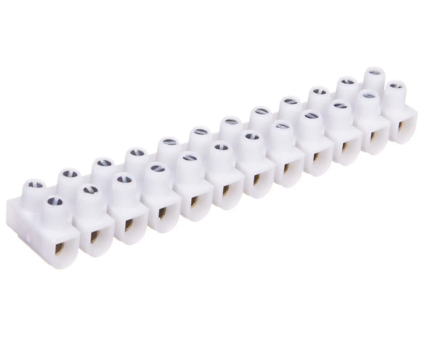 Listwa zaciskowa 12‑torowa 6mm2 biała 034223 - obrazek 1