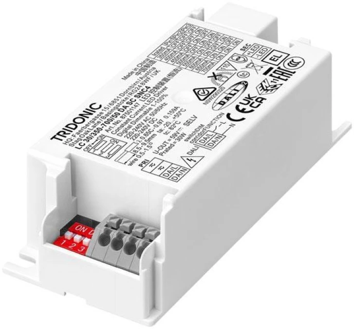 LC 30W 350‑700mA 50V DA SC SNC4 Zasilacz LED kompaktowy stałoprądowy ściemnialny ESSENCE TRIDONIC ‑ 87501147 - obrazek 1