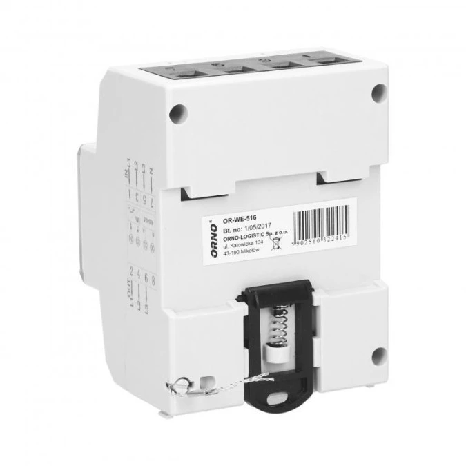 Licznik energii elektrycznej 3‑fazowy RS485 MID 80A OR‑WE‑516 - obrazek 3