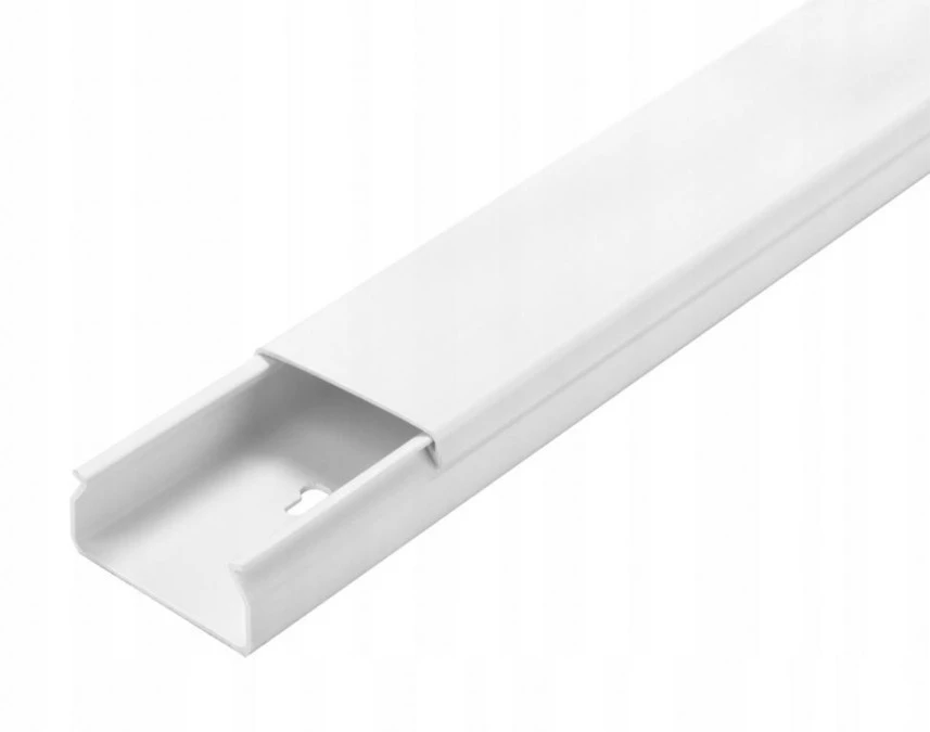 Listwa elektroinstalacyjna kanał kablowy STANDARD BKK 40x16mm korytko z pokrywą / 2 m / 4/EB/KK 40x16 - obrazek 1
