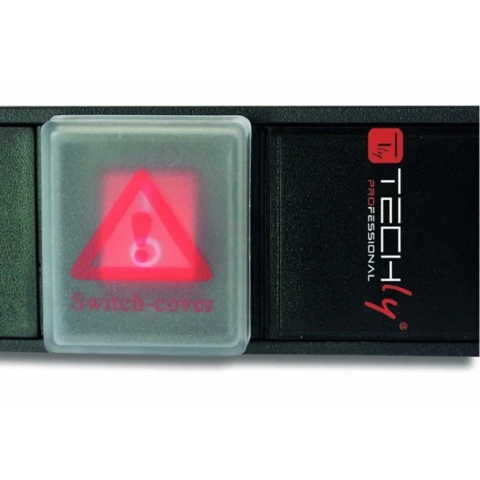 Listwa zasilająca z włącznikiem 19 1U 9 gniazd Schuko I‑CASE STRIP‑91UD /2m/ - obrazek 3
