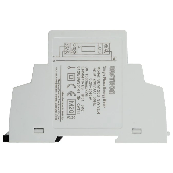 Licznik prądu energii 1P MID 45A SDM120D - obrazek 3