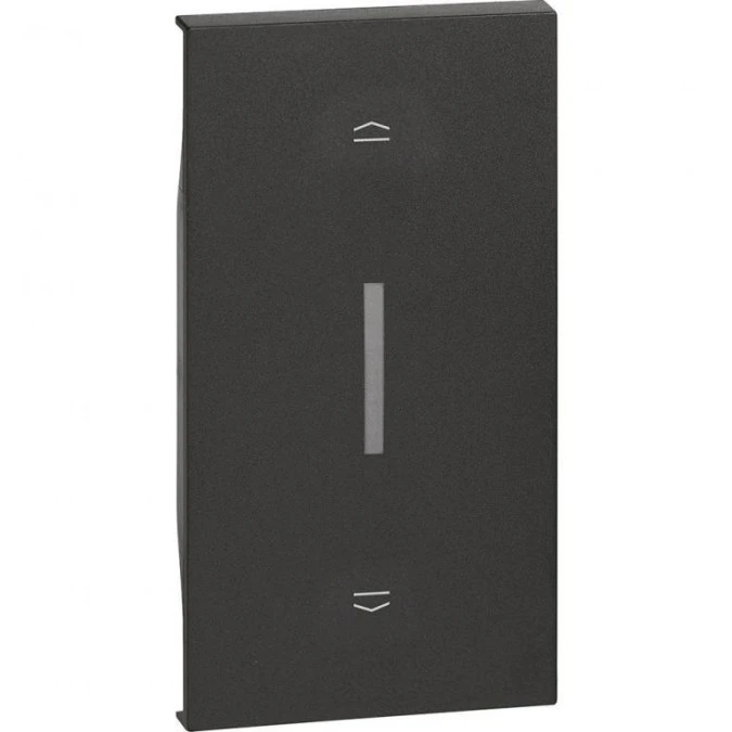 LIVING NOW klawisz do przycisku rolet k4027 2mod. czarny KG06M2 - obrazek 1