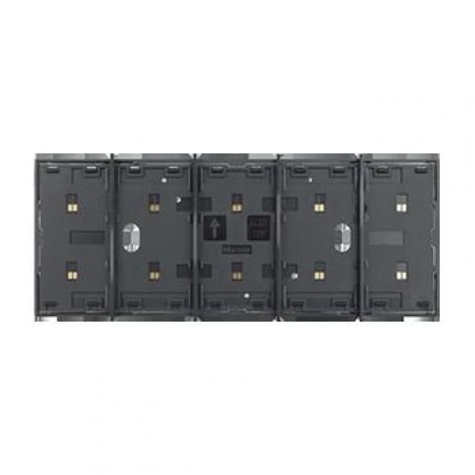 LIVING NOW MY HOME ramka stykowa 4+1mod. czarny KG8104P1 - obrazek 1