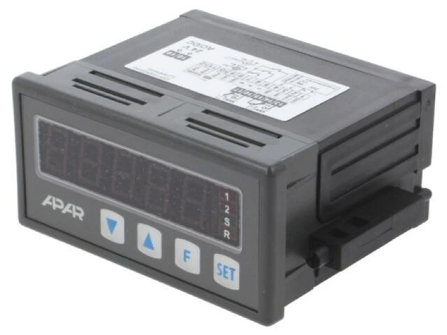 Licznik: elektroniczny, LED, impulsy/przepływ, SPDT, 24VDC AR715/S2/P/P/WA - obrazek 1