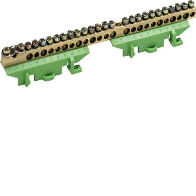 Listwa zaciskowa 25‑torowa ochronna 169mm KM25E - obrazek 1