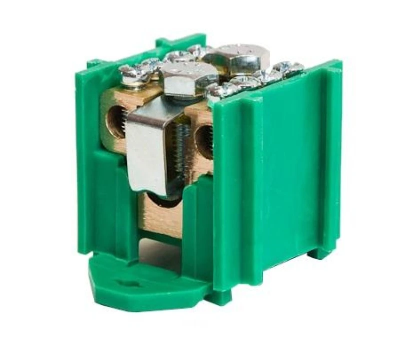 Listwa zaciskowa odgałęźnik WLZ 1 x 70mm2 + 4 x 25mm2 Zielony WLZ‑70/4x25/Z - obrazek 1