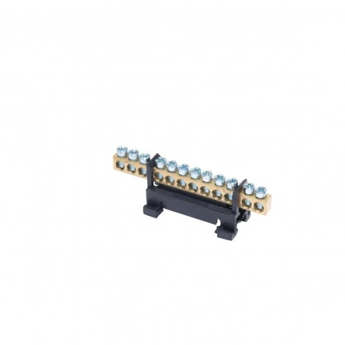 Listwa zaciskowa na szynę L12 fazowa 12‑torowa 16mm² 400V AC 63A czarna 81701007 - obrazek 1
