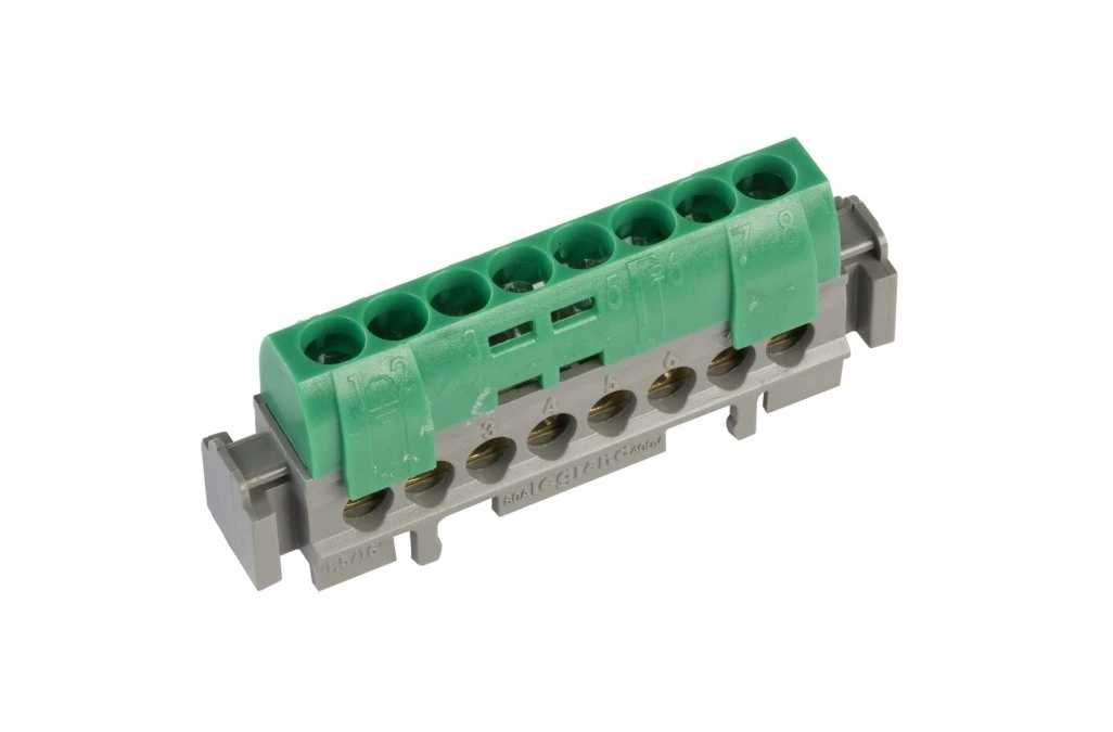 Listwa przyłączeniowa 8‑otworów zielona IP2xZ‑8 004832 - obrazek 2