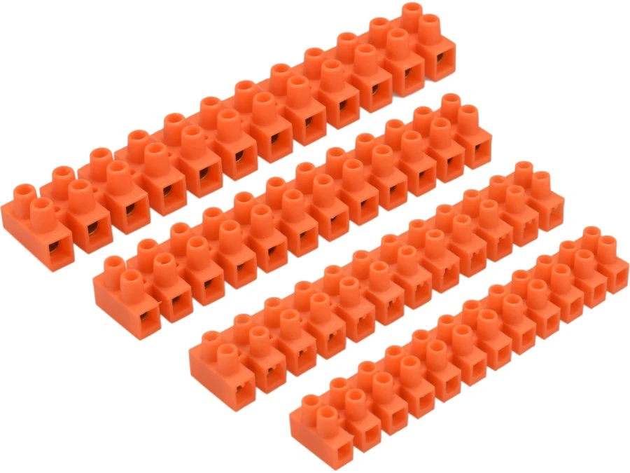 Listwa 12‑torowa 4mm2 400V pomarańczowa - obrazek 3