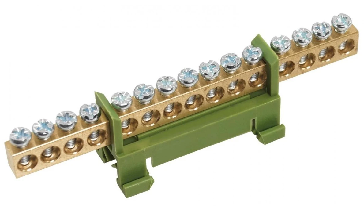 Listwa zaciskowa 15‑polowa 1‑16mm2 zielona LZM‑G15 - obrazek 1
