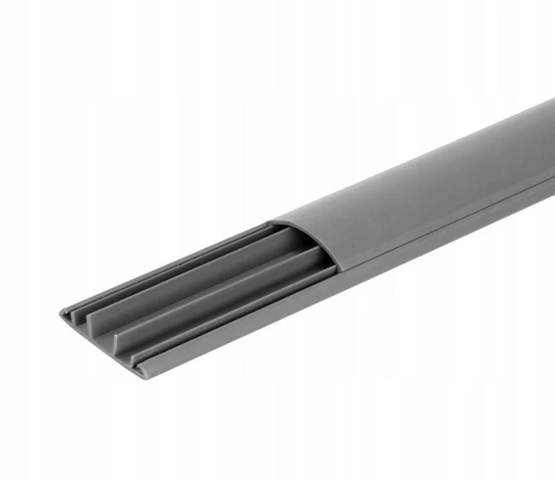 Listwa instalacyjna napodłogowa naścienna koryto podłogowe 60x15mm szara 2m 4/EB/KP 60x15 - obrazek 2