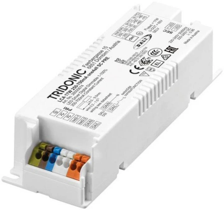 LCA 17W 250‑700mA one4all SC PRE Zasilacz LED kompaktowy stałoprądowy ściemnialny PREMIUM TRIDONIC 28000674 - obrazek 1