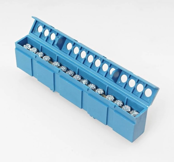 Listwa zaciskowa 15‑polowa 1‑16mm2 niebieska LZMI‑B15 - obrazek 1