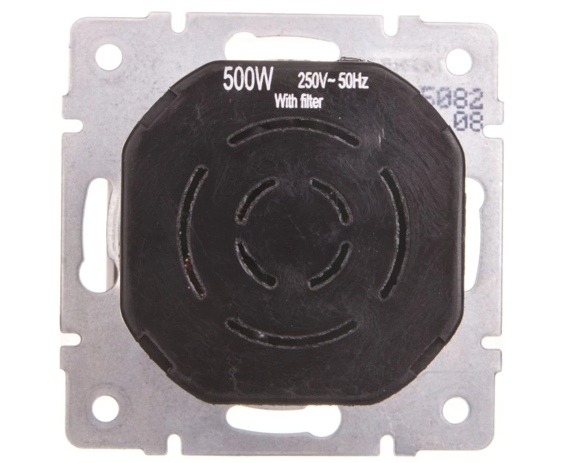 LOGI Ściemniacz obrotowy 500W z filtrem śrubowe 10AX 250V Biały 25082 - obrazek 3