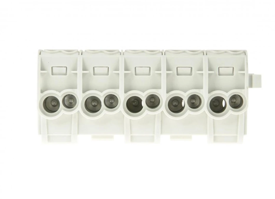 Listwa zaciskowa pięciopolowa ZGX 5x(1x25/2x16) mm2 (szara) ENE‑00511 - obrazek 3