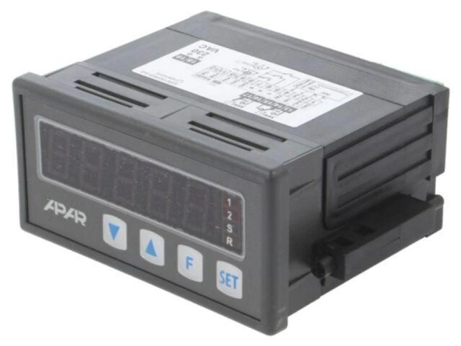 Licznik: elektroniczny, LED, impulsy/przepływ, SPDT, Uzas: 230VAC AR715/S1/P/P/WA - obrazek 1