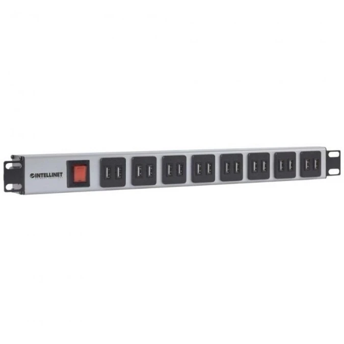 Listwa zasilająca Rack 19 , 16 gniazd USB typu A - obrazek 2