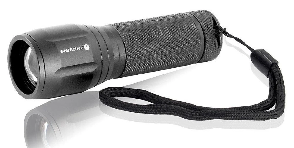 Latarka ręczna diodowa (LED) everActive FL‑300+ - obrazek 1