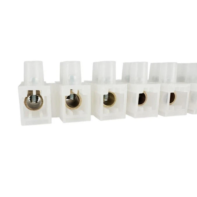 Listwa zaciskowa LTF 12‑torowa do 25mm² 60A biała HOROZ - obrazek 3