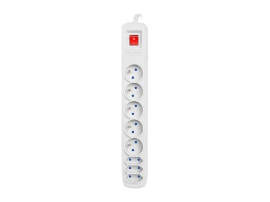 LISTWA ZASILAJĄCA ARMAC R8 3M 5X 230V PL 3X EUROPLUG SZARA R8/30/SZ - obrazek 2