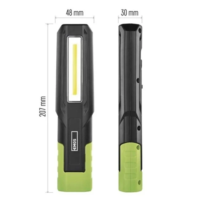 Latarka warsztatowa COB LED+LED, 500 lm, 2000 mAh, ładowalna P4546 - obrazek 3