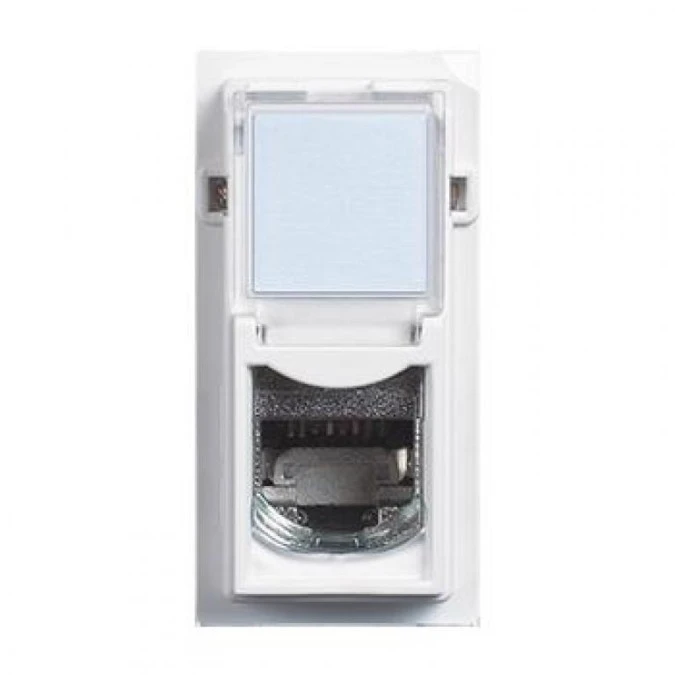 LIVING NOW gniazdo RJ45 UTP kat.6 1mod. biały KW4279C6 - obrazek 1