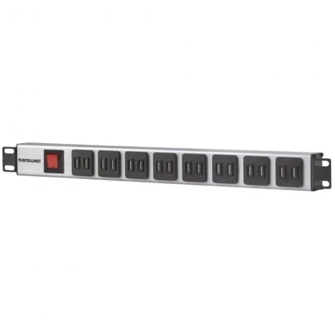 Listwa zasilająca Rack 19 , 16 gniazd USB typu A - obrazek 1