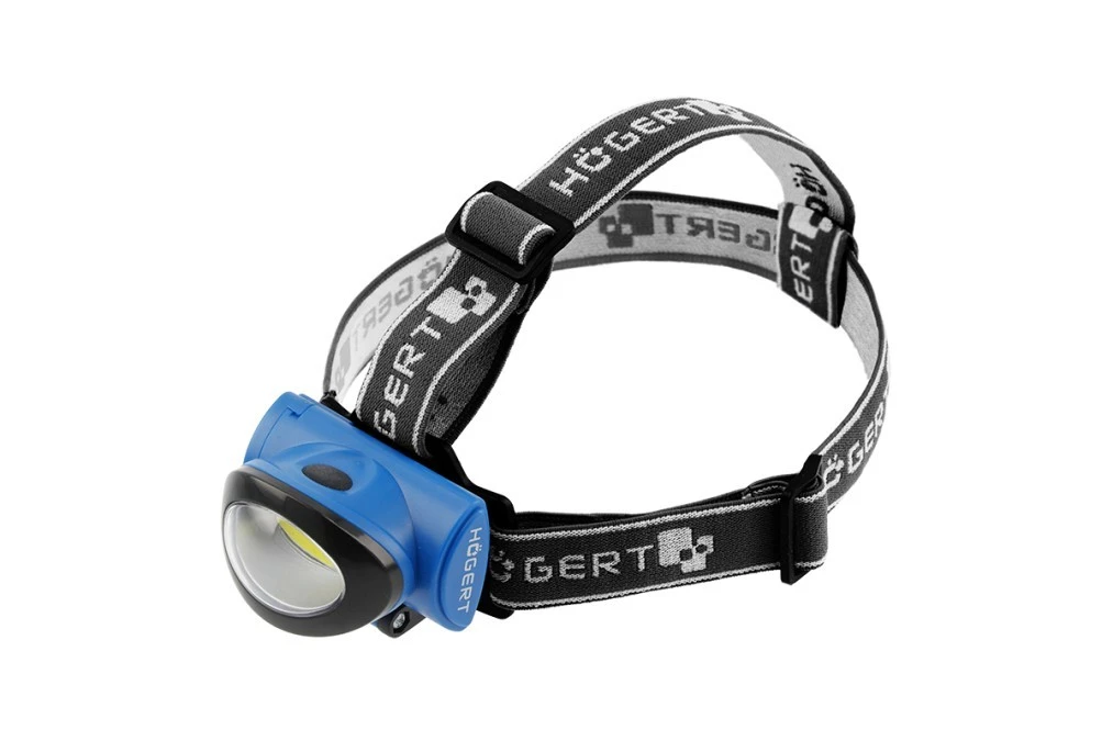 Latarka LED czołowa 3W 160lm zasięg 10m IP20 3x AAA1.5V (bez baterii) HT1E420 - obrazek 2