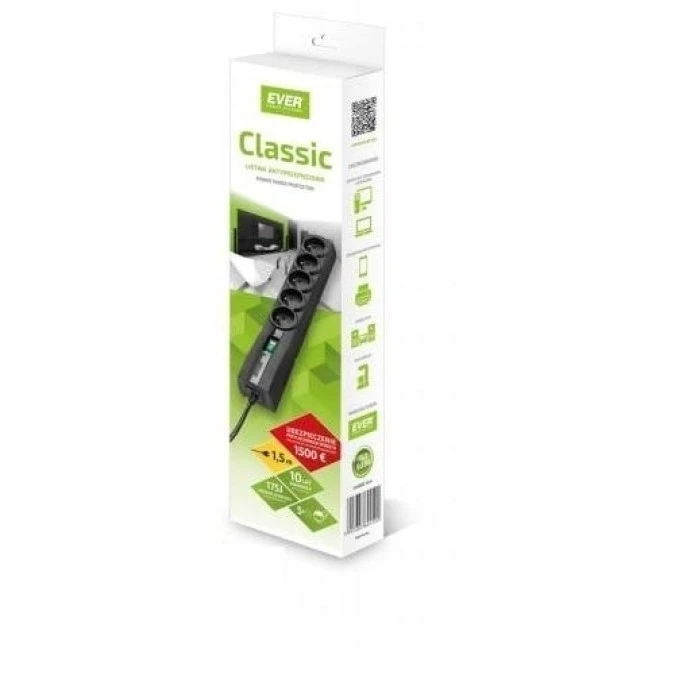 Listwa Ever Classic T/LZ09‑CLA015/0000 (1,5m kolor czarny) - obrazek 3