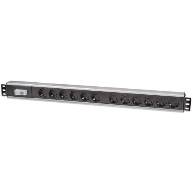 Listwa Zasilająca Rack Pion 250V/16A 12x Schuko 3m - obrazek 1