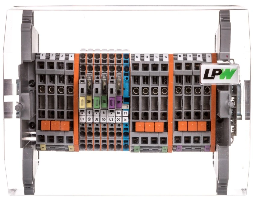 Listwa pomiarowa LPW 19‑torowa 230V AC szeregowa 847‑676/230‑1001 - obrazek 2
