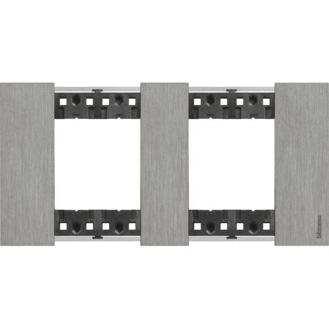 LIVING NOW ramka 2x2mod. steel KA4802M2ZG - obrazek 2