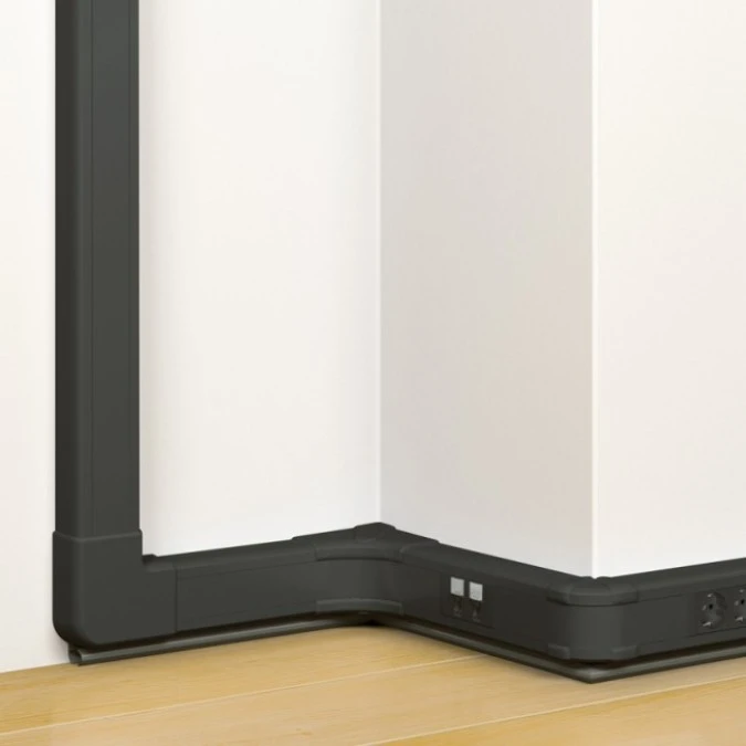 Listwa z pokrywą 50x80 DLP Black 075750 /20m/ - obrazek 1