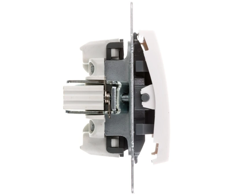 LOGI Łącznik zwierny dzwonek śrubowy biały 10AX 250V 021030102 25071 - obrazek 3