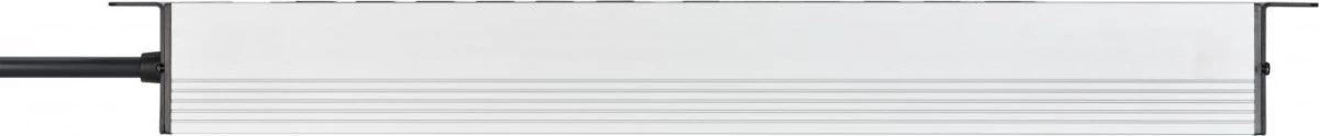 Listwa przyłączeniowa Alu‑Line 19 do szaf sterowniczych 12‑kierunkowa czarna/srebrna 2m H05VV‑F 3G1,0 1390007112 - obrazek 2