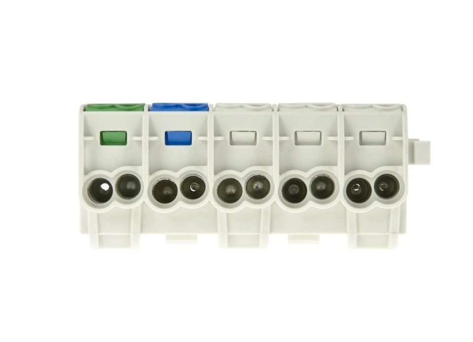 Listwa zaciskowa pięciopolowa ZGX 5x(1x35/2x25) mm2 (3P+N+PE) ENE‑00519 - obrazek 3