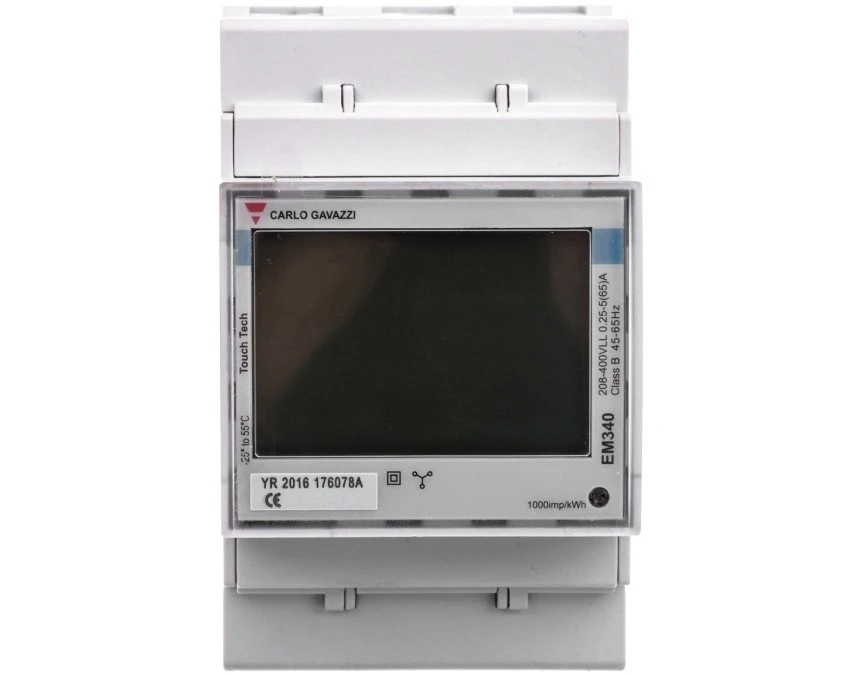 Licznik energii 3‑fazowy elektroniczny port M‑bus EM340DINAV23XM1X - obrazek 2