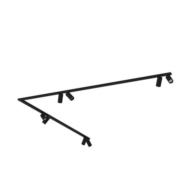 Listwa sufitowa 90 2x200cm MONO CORNER VIII 2×200 BLACK 7723 Nowodvorski Lighting
