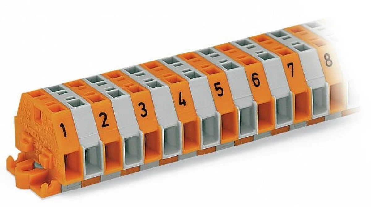 Listwa zaciskowa 2‑przewodowa 1,5mm2 do 10‑parowej skrętki 260‑410 /25szt./