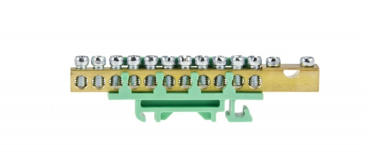 Listwa Zaciskowa 11x16 mm2,1x35mm2 ‑ Zielona ENE‑00539 - obrazek 1